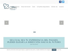 Tablet Screenshot of cpapsicologos.com
